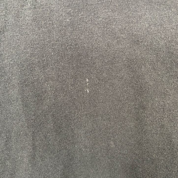 古着 used　EDC BRAND　半袖デザインプリントTシャツ　クルーネック　Supply Company　黒　2XLサイズ