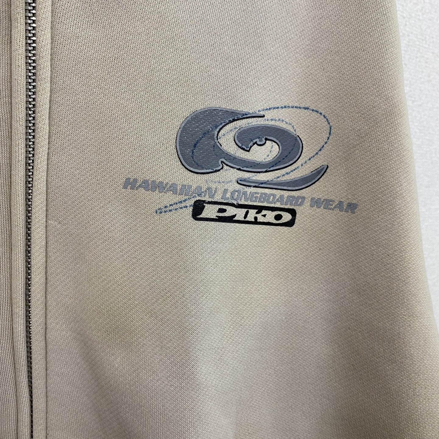 ～00s　PIKO　ピコ　フルジップスウェットパーカー/フーディー　ヴィンテージ　ベージュ　Lサイズ