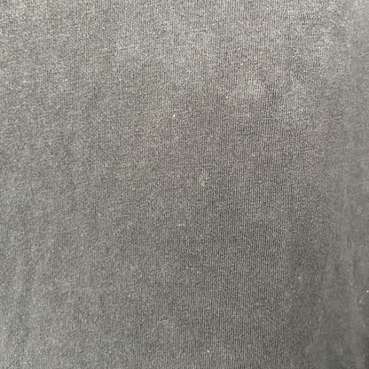 古着 used　EDC BRAND　半袖デザインプリントTシャツ　クルーネック　Supply Company　黒　2XLサイズ