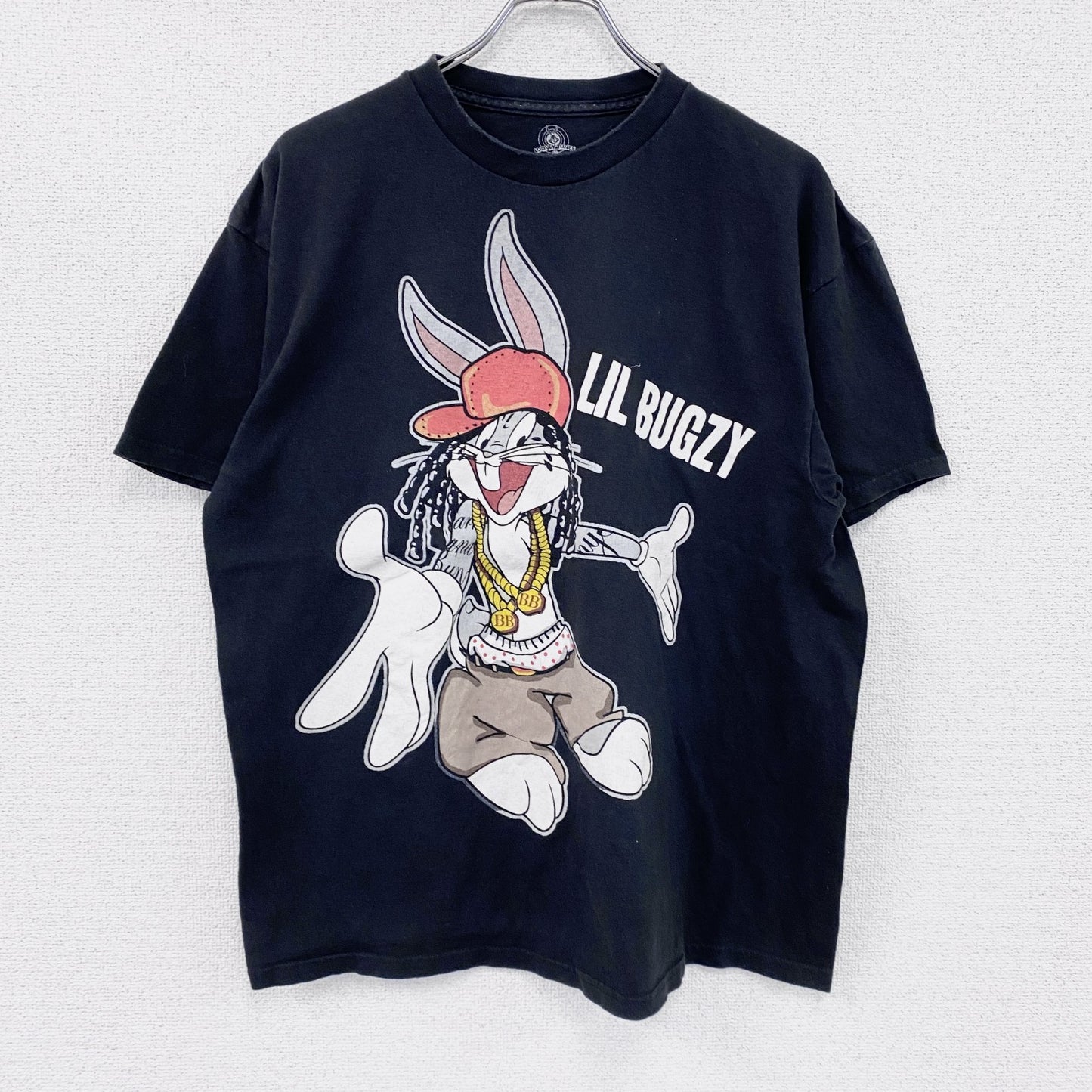 LOONEY TUNES　ルーニー・テューンズ　半袖プリントTシャツ　黒　ブラック　Lサイズ