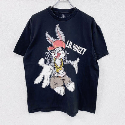LOONEY TUNES　ルーニー・テューンズ　半袖プリントTシャツ　黒　ブラック　Lサイズ