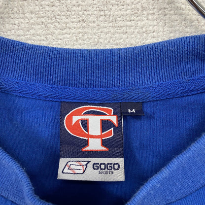 GOGO SPORTS　半袖プリントTシャツ　Chinese Taipei　青　ブルー　Mサイズ