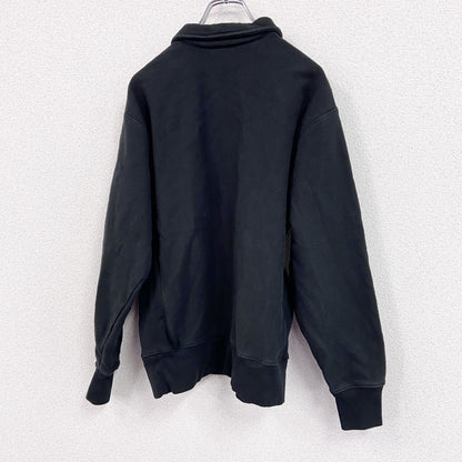 Champion　チャンピオン　リバースウィーブ　ハーフジップスウェット/トレーナー　黒　ブラック　Mサイズ