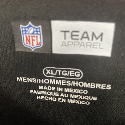 古着 used　メキシコ製　NFL　半袖オフィシャルプリントTシャツ　アメフト　シンシナシティベンガルズ　黒　オレンジ　XLサイズ
