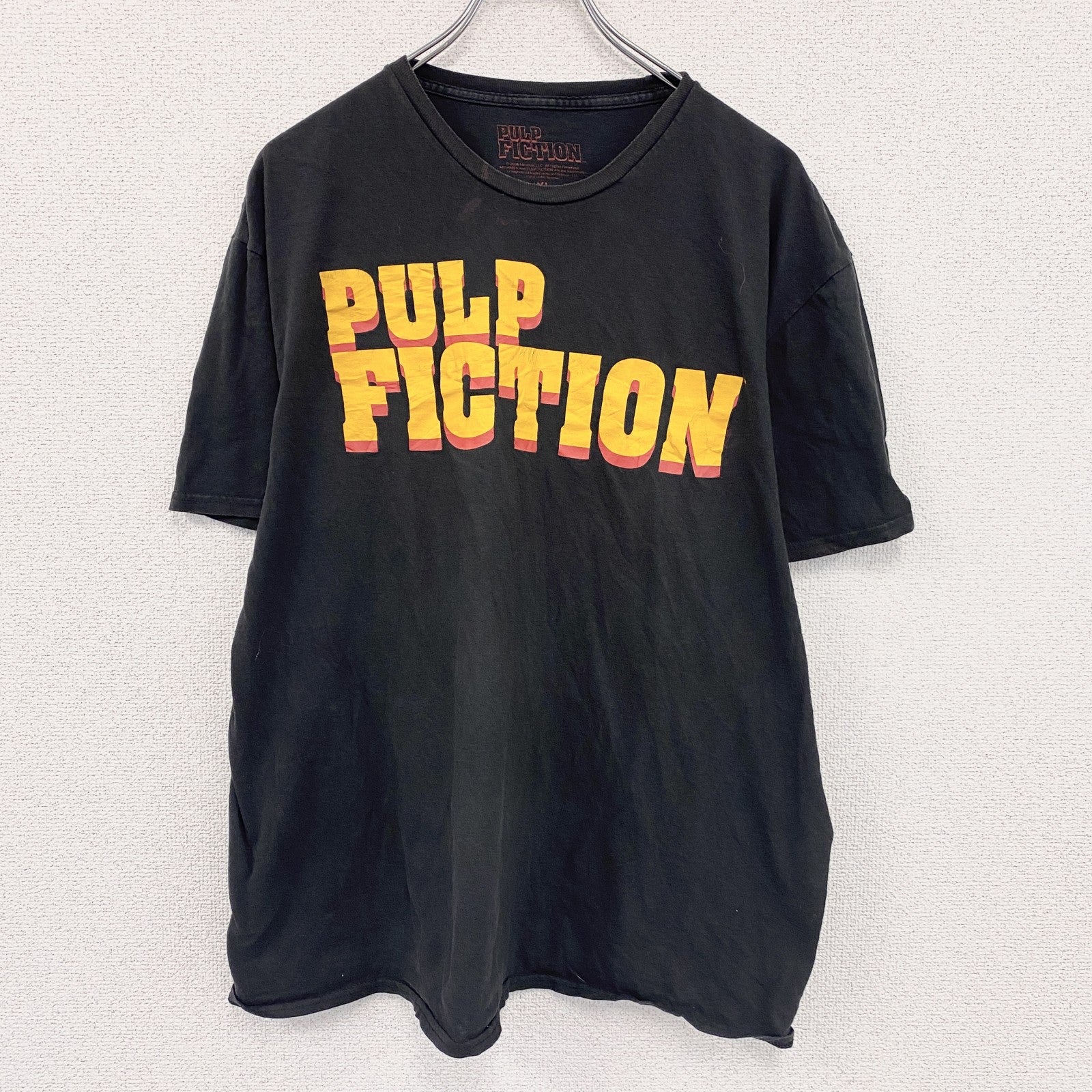 PULP FICTION　パルプフィクション　半袖ロゴTシャツ　黒　ブラック　XLサイズ