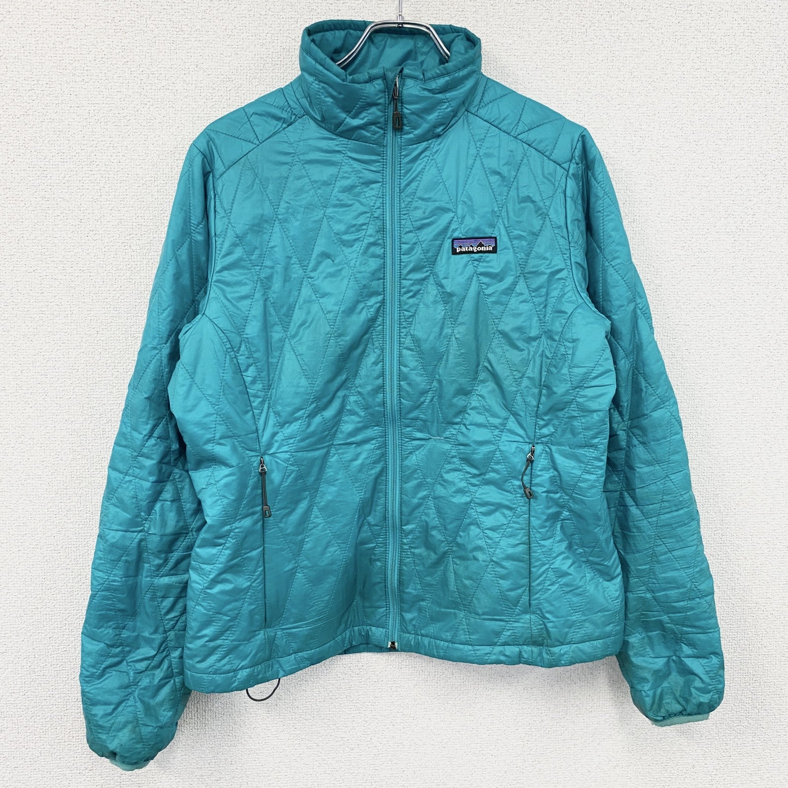 PATAGONIA　パタゴニア　キルティングジャケット　水色　ライトブルー　Mサイズ