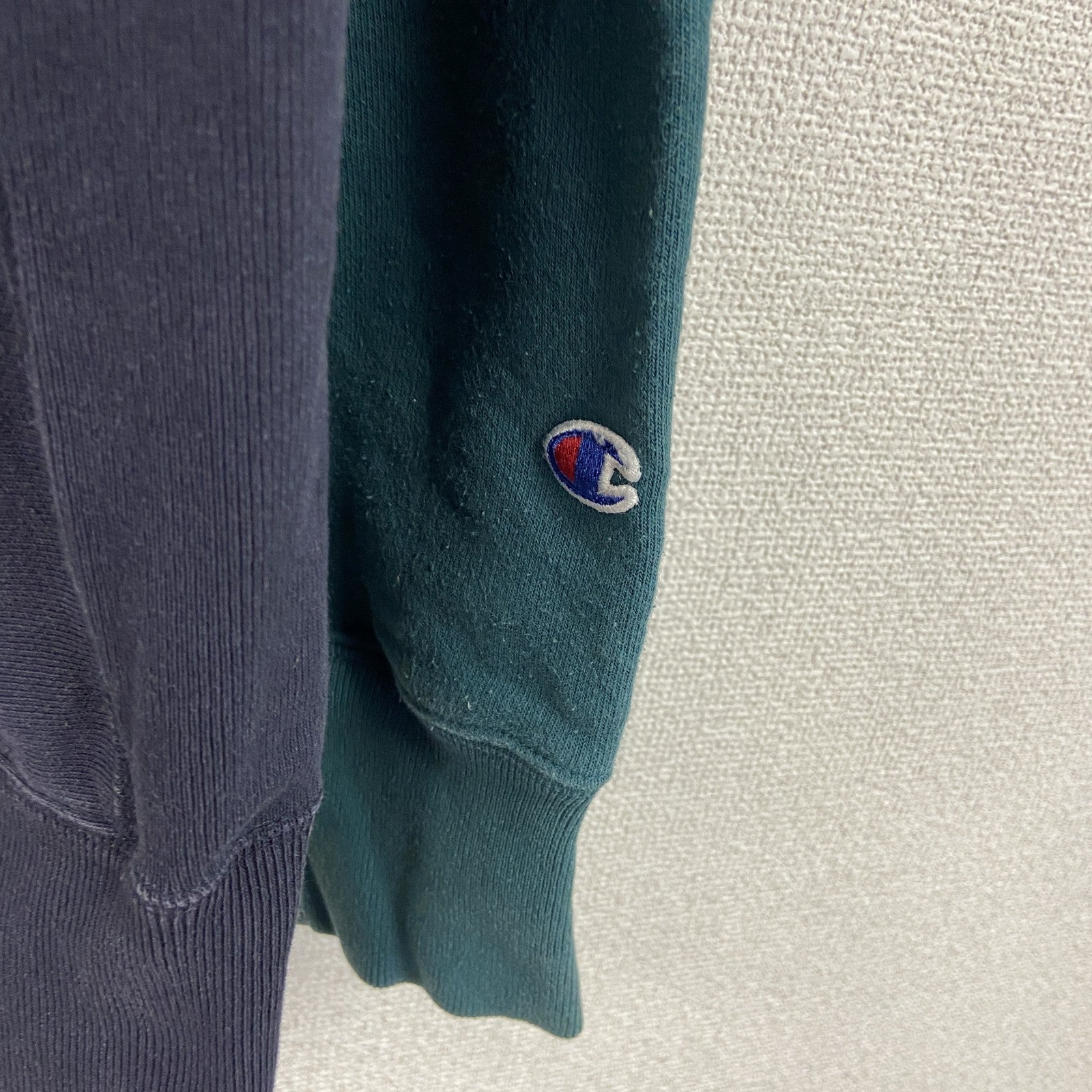 Champion　チャンピオン　リバースウィーブ　スウェット/トレーナー　デカロゴ　紺　ネイビー　Lサイズ