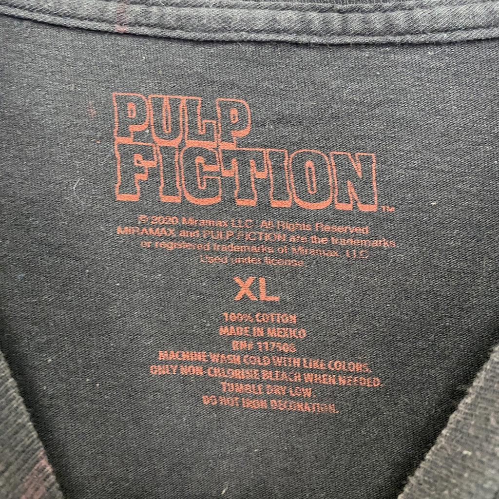 PULP FICTION　パルプフィクション　半袖ロゴTシャツ　黒　ブラック　XLサイズ