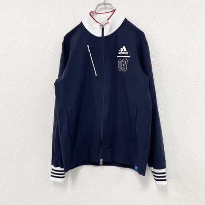 adidas Golf　アディダスゴルフ　トラックジャケット/ジャージ　パフォーマンスロゴ　紺　ネイビー　Lサイズ