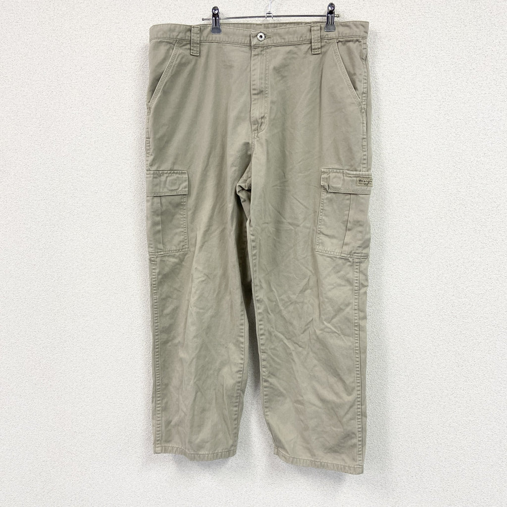 Wrangler　ラングラー　カーゴパンツ　ワークパンツ　ジップフライ　ベージュ　W38サイズ