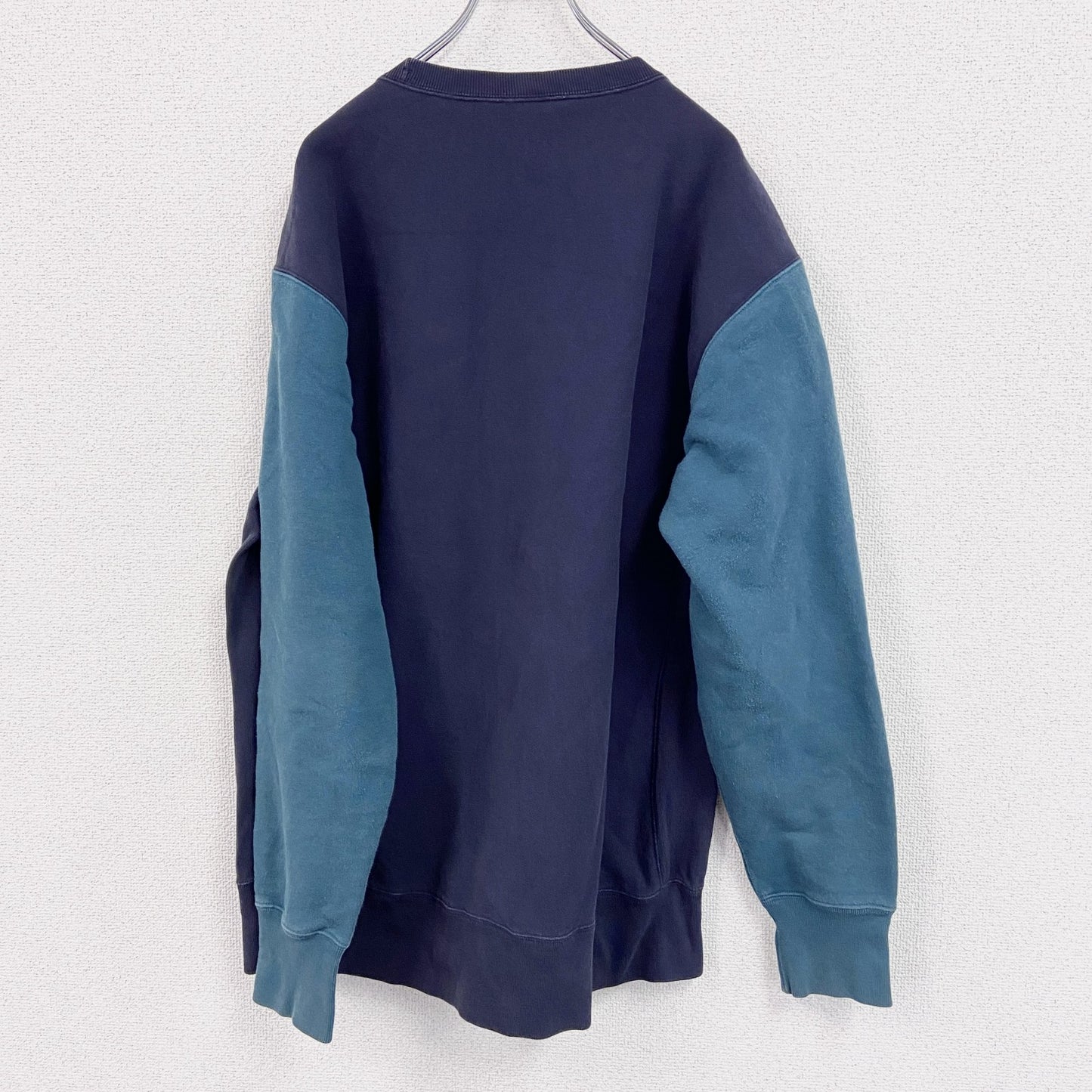 Champion　チャンピオン　リバースウィーブ　スウェット/トレーナー　デカロゴ　紺　ネイビー　Lサイズ