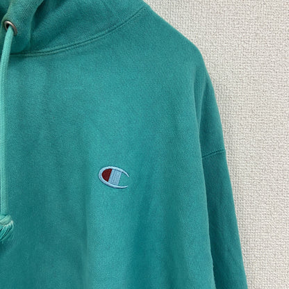 Champion　チャンピオン　リバースウィーブ　スウェットパーカー/フーディー　ターコイズブルー　XLサイズ