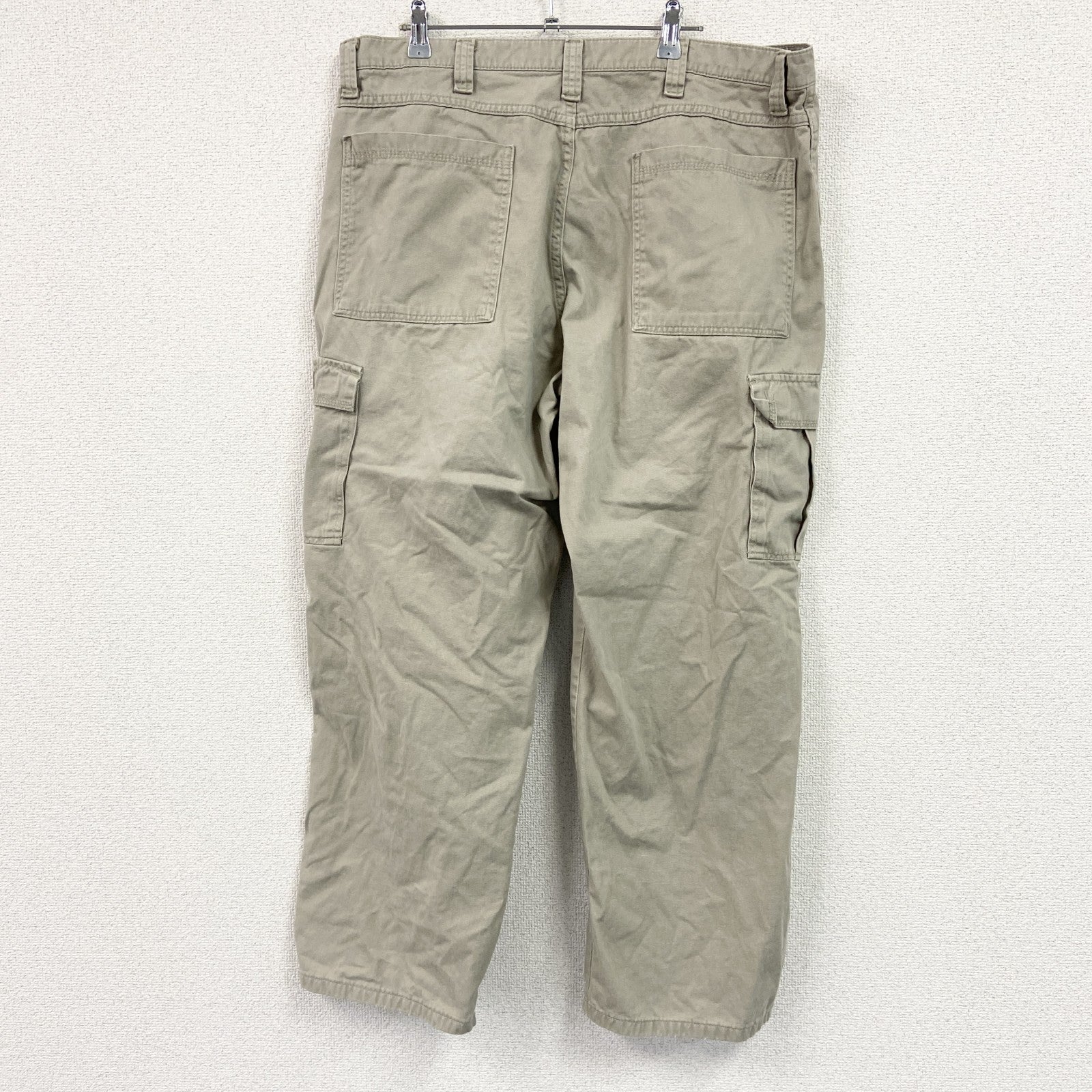 Wrangler　ラングラー　カーゴパンツ　ワークパンツ　ジップフライ　ベージュ　W38サイズ