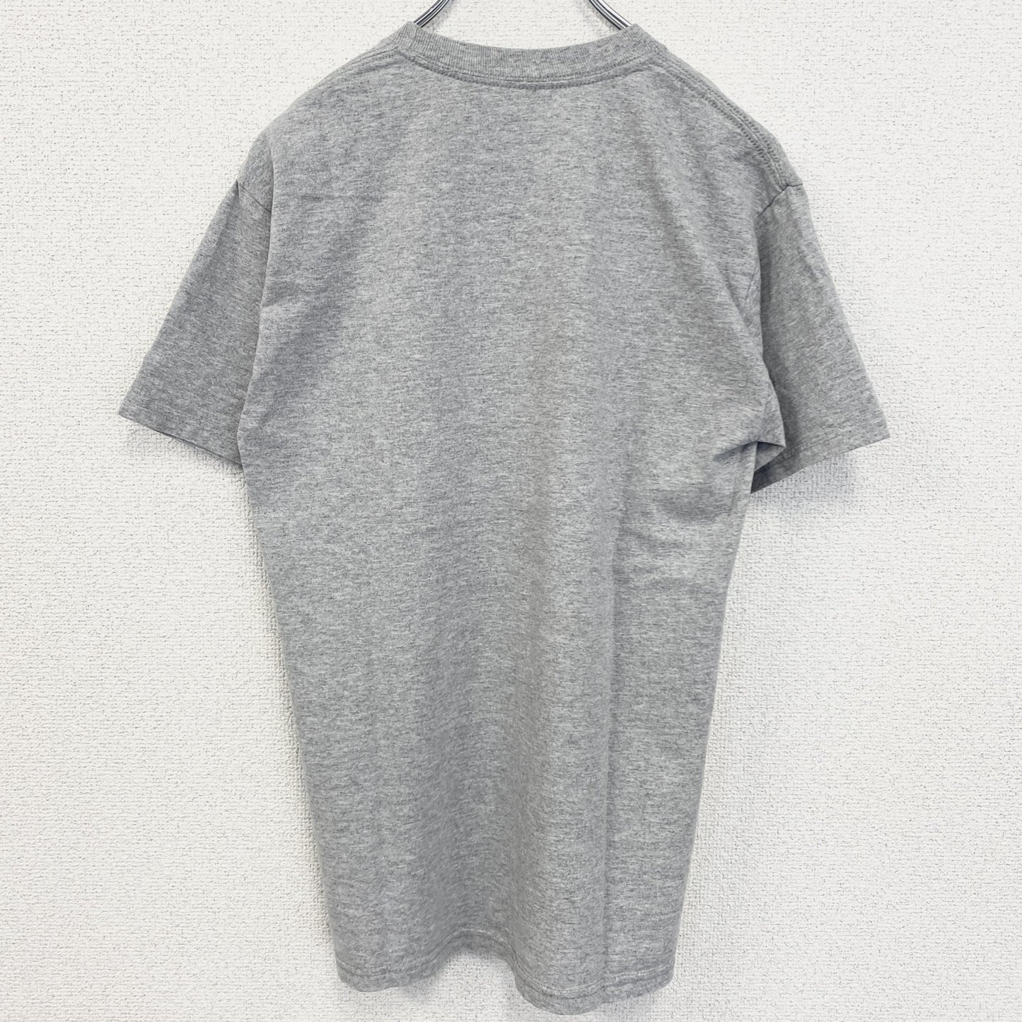 古着 used　champion チャンピオン　半袖カレッジプリントTシャツ　ラクロス　レトロ　ホイーリング大学　グレー　Sサイズ