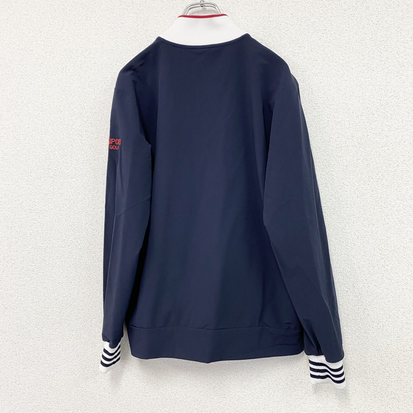 adidas Golf　アディダスゴルフ　トラックジャケット/ジャージ　パフォーマンスロゴ　紺　ネイビー　Lサイズ