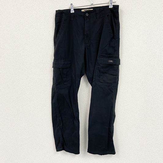 Wrangler　ラングラー　カーゴパンツ　ワークパンツ　ジップフライ　黒　ブラック　W32サイズ