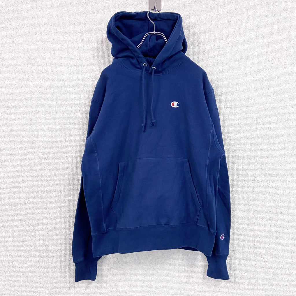 Champion　チャンピオン　リバースウィーブ　スウェットパーカー/フーディー　紺　ネイビー　Mサイズ