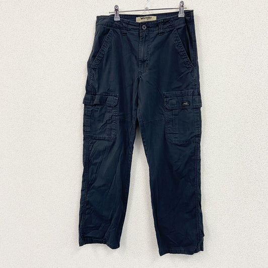 Wrangler　ラングラー　カーゴパンツ　ワークパンツ　リップストップ　ジップフライ　紺　ネイビー　W29サイズ