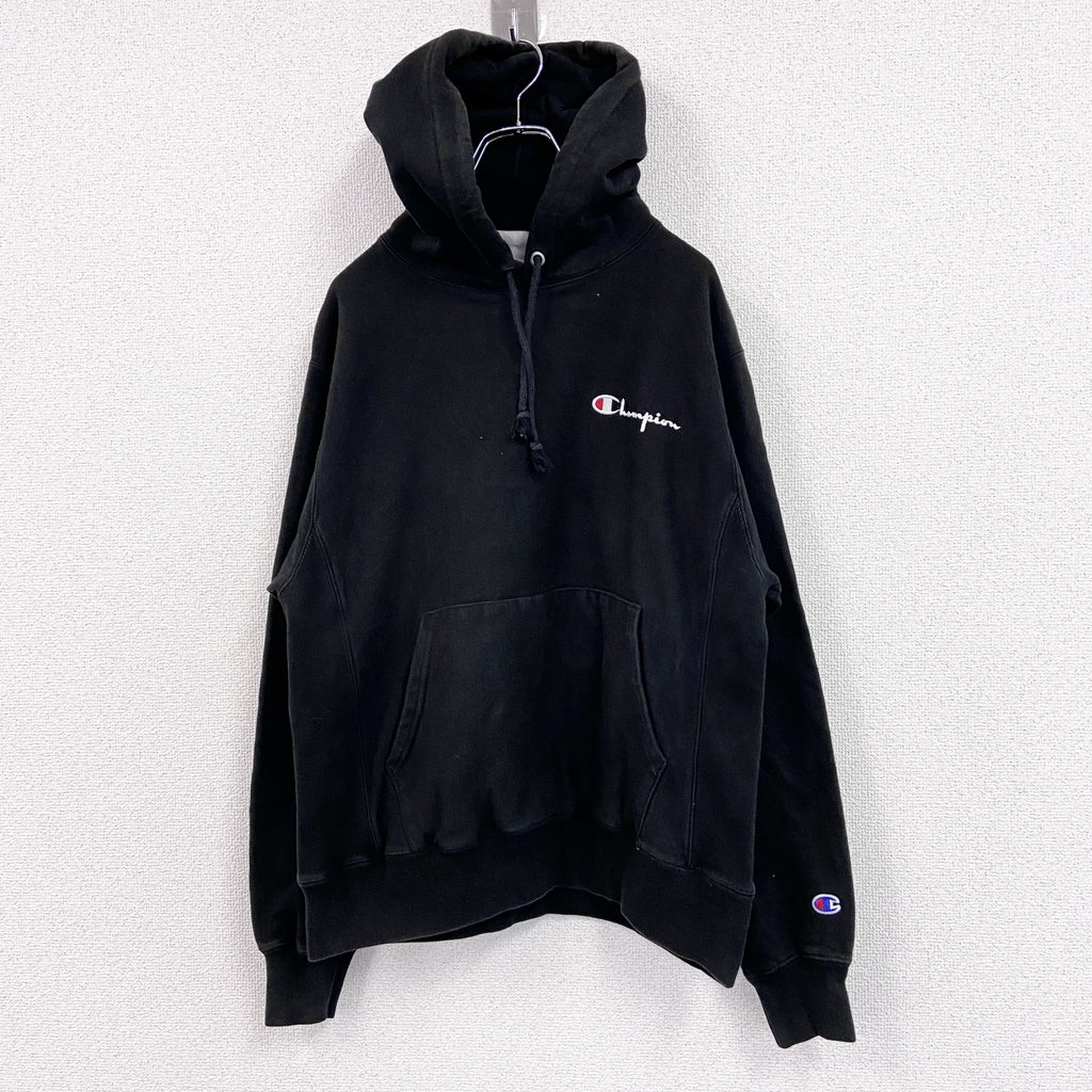 Champion　チャンピオン　リバースウィーブ　スウェットパーカー/フーディー　黒　ブラック　Mサイズ
