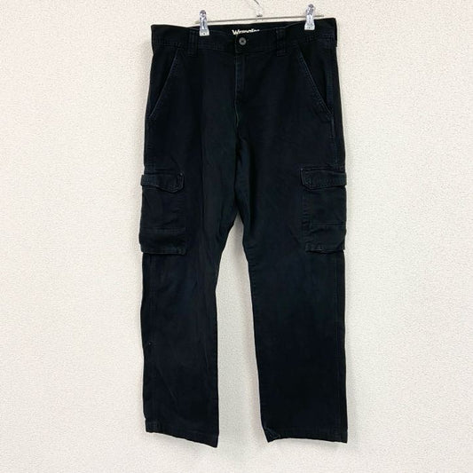 Wrangler　ラングラー　カーゴパンツ　ワークパンツ　ジップフライ　黒　ブラック　W34サイズ