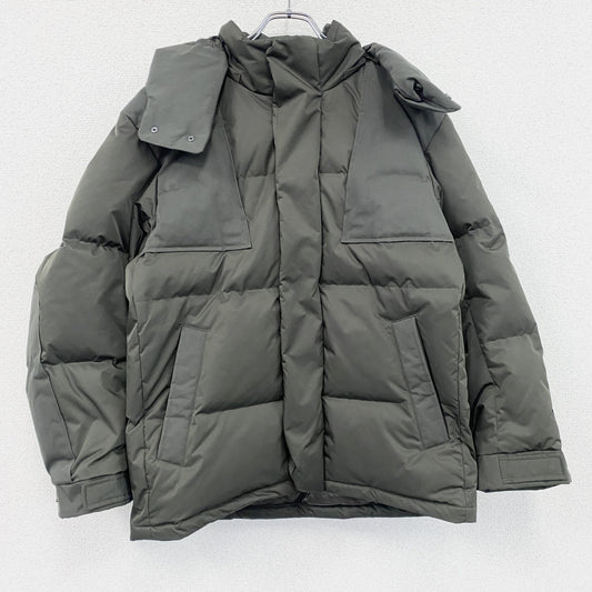 UNIQLO　ユニクロ　＋J　ジルサンダー　ダウンオーバーサイズパーカー　ダウン90%　比翼仕立て　カーキ　Mサイズ