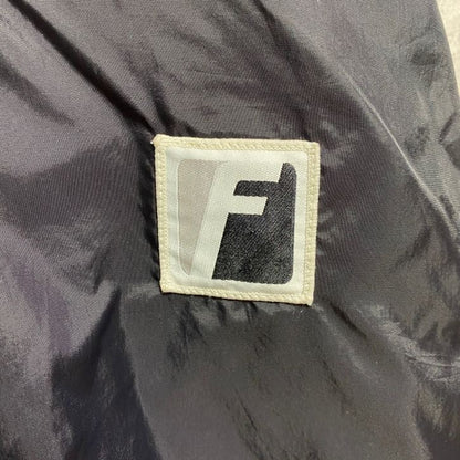 古着 used　FranklinSports　長袖フルジップナイロンジャケット　ハイネックアウター　黒　ブラック　ストリート