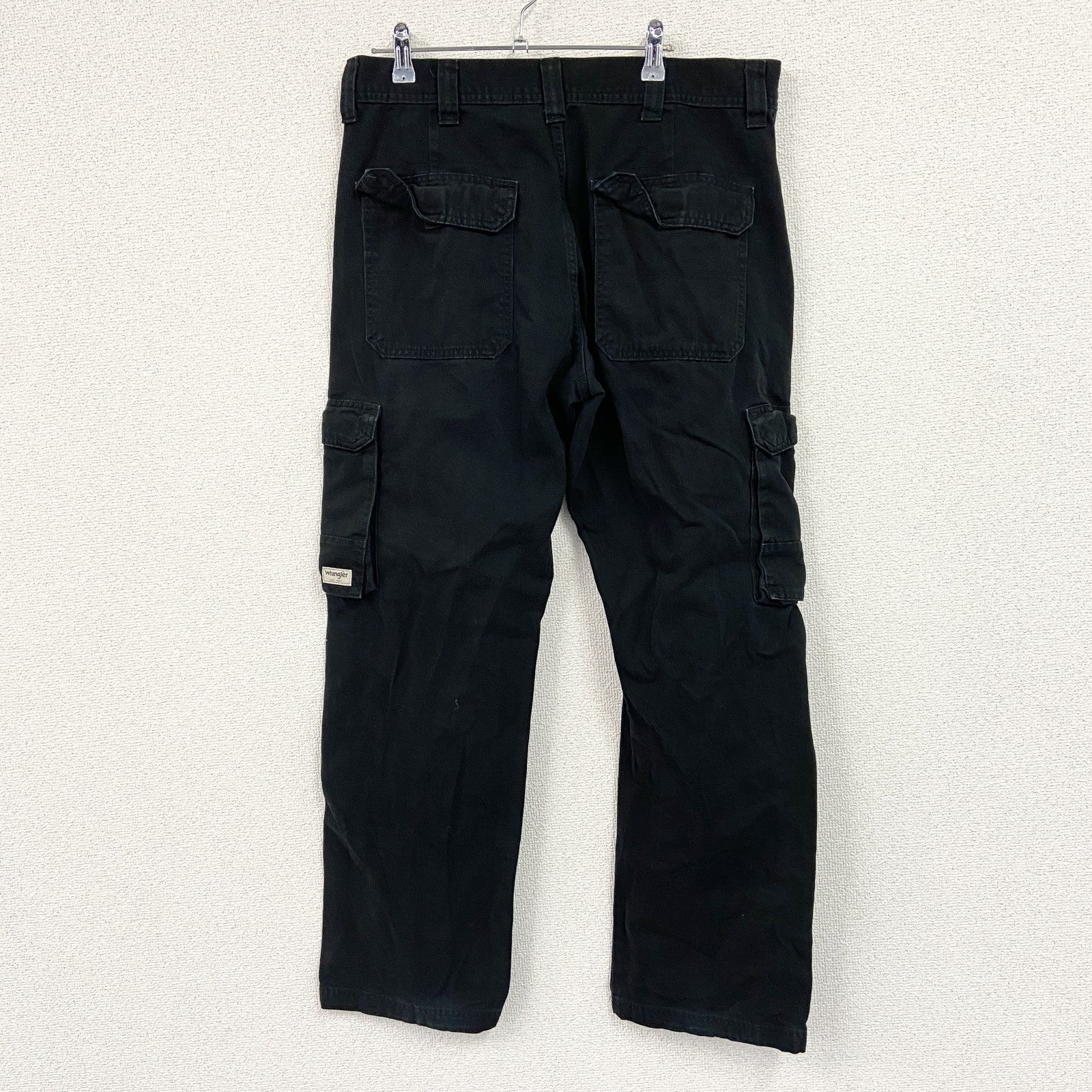 Wrangler　ラングラー　カーゴパンツ　ワークパンツ　ジップフライ　黒　ブラック　W34サイズ