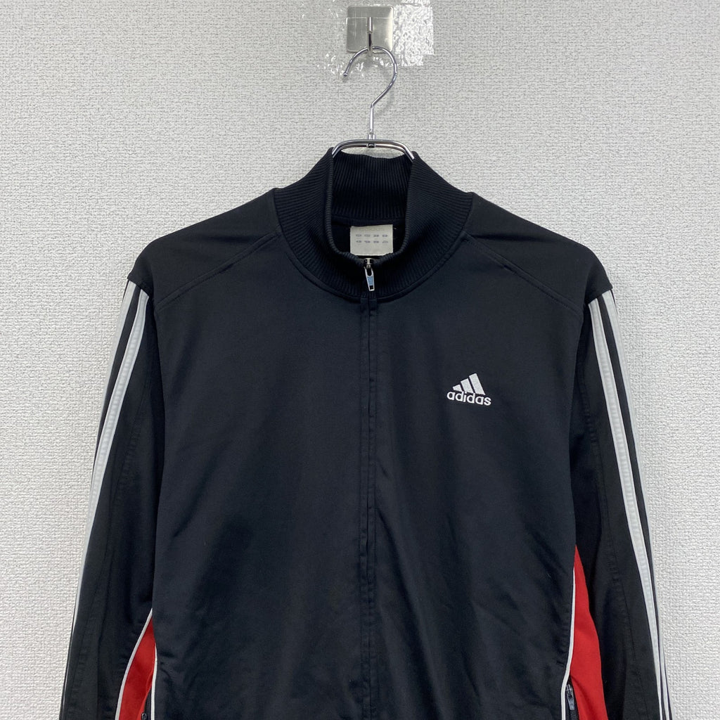 adidas　アディダス　トラックジャケット/ジャージ　黒　ブラック　Lサイズ