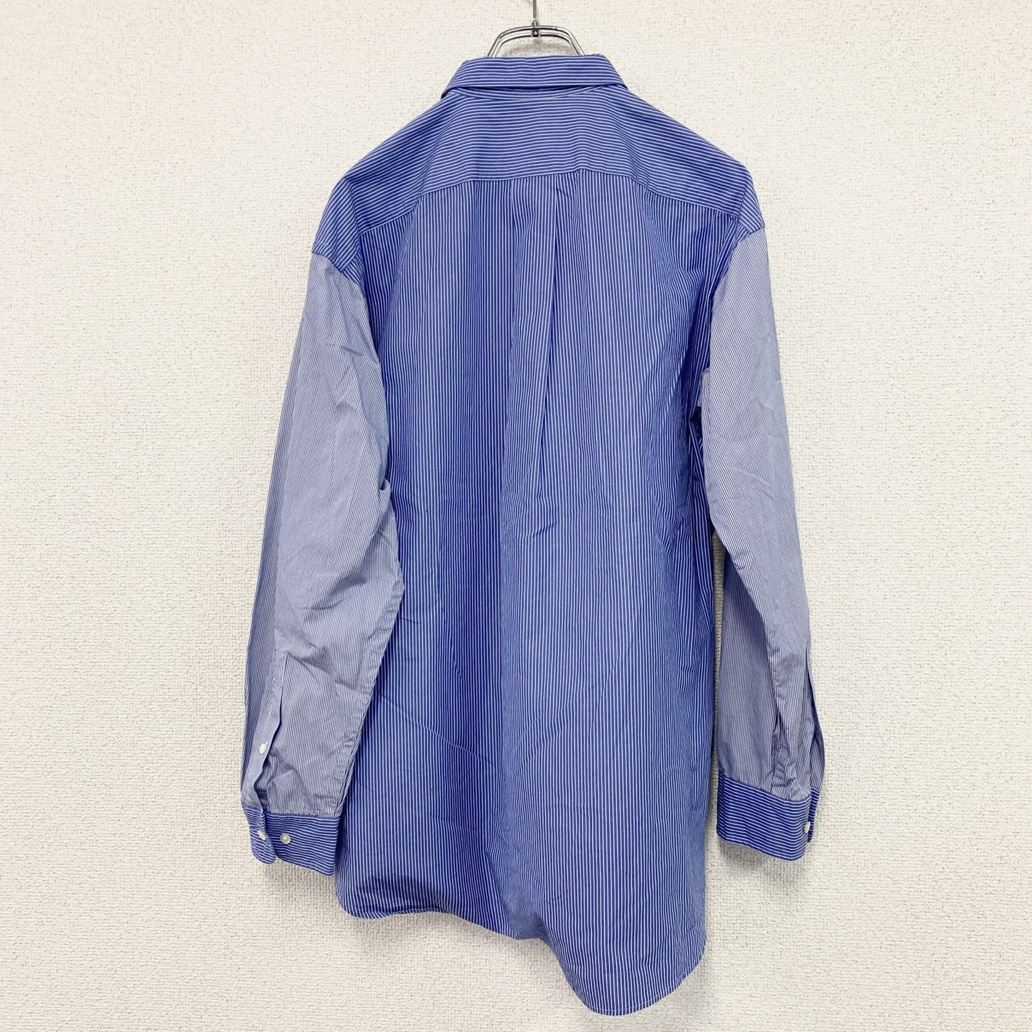 UNIQLO＋J　ユニクロプラスジェイ　スーピマコットンオーバーサイズシャツ　長袖シャツ　青　ブルー　Sサイズ