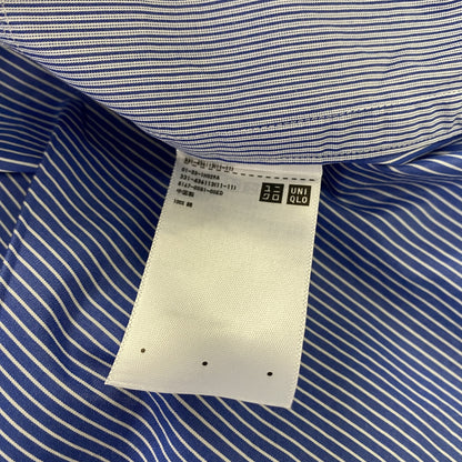 UNIQLO＋J　ユニクロプラスジェイ　スーピマコットンオーバーサイズシャツ　長袖シャツ　青　ブルー　Sサイズ