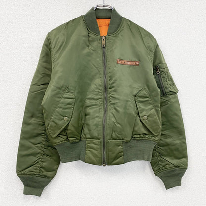 AVIREX　アヴィレックス　フライトジャケット/MA-1　カーキ　Fサイズ