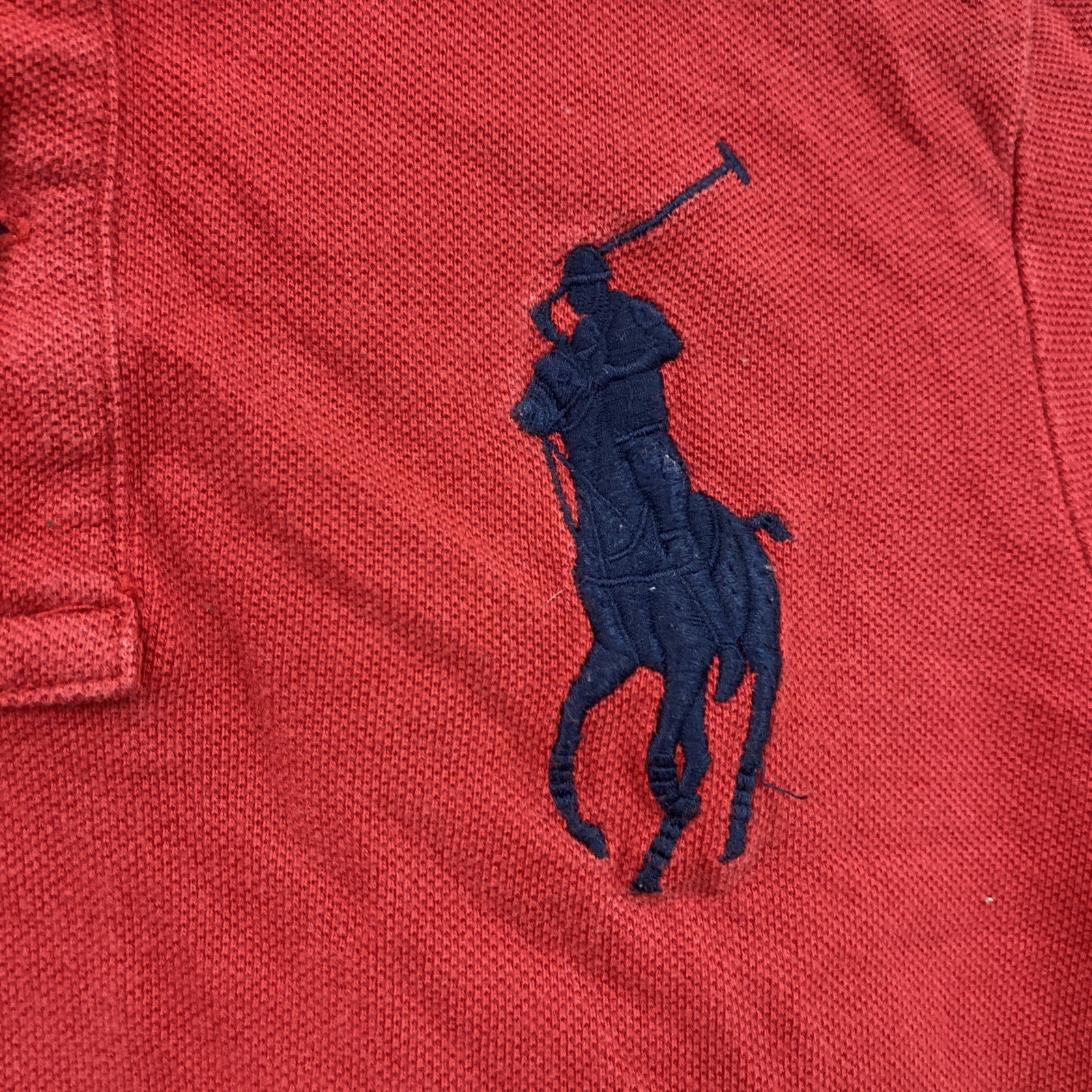 Polo by Ralph Lauan　ラルフローレン　半袖ポロシャツ　刺繡ロゴ　赤　レッド　青　ブルー　6サイズ