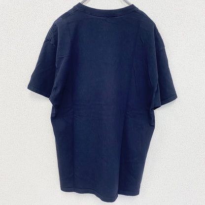 古着 used　champion チャンピオン　半袖カレッジプリントTシャツ　ノートルダム大学　クルーネック　ネイビー　Lサイズ