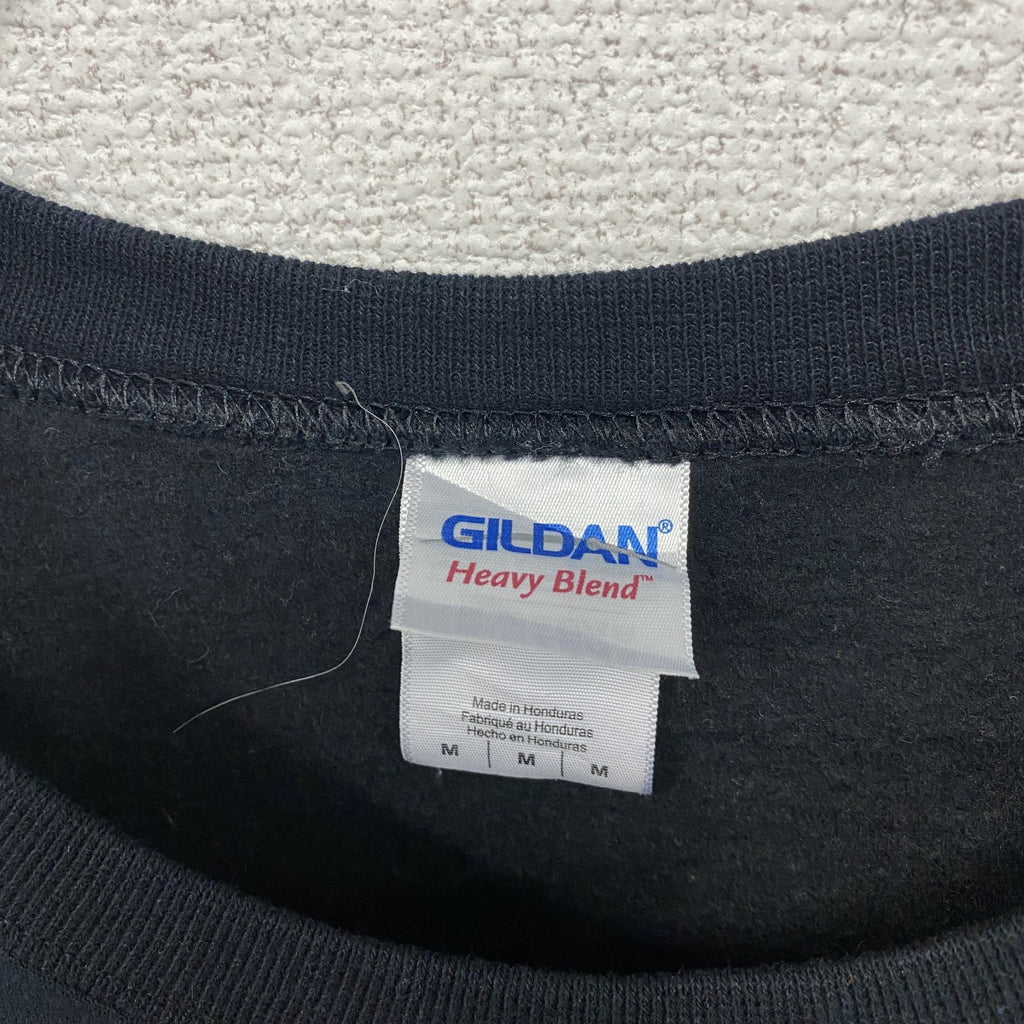 GILDAN　ギルダン　スウェット/トレーナー　カレッジプリント　黒　ブラック　Mサイズ
