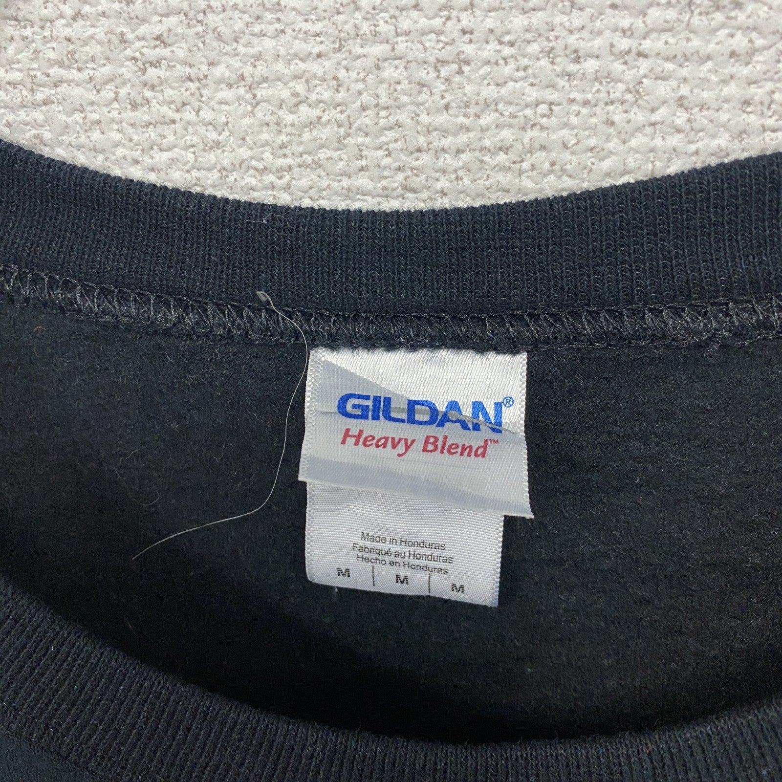 GILDAN　ギルダン　スウェット/トレーナー　カレッジプリント　黒　ブラック　Mサイズ