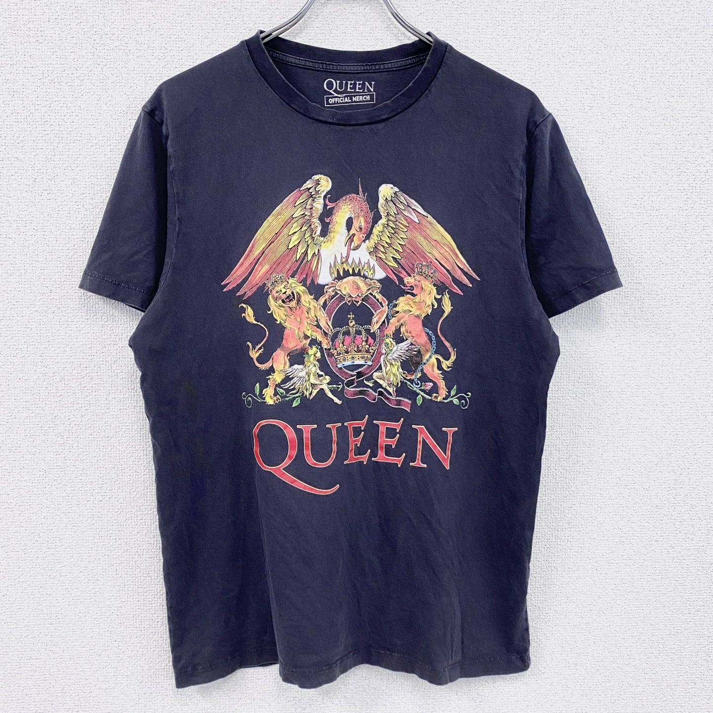 QUEEN　クイーン　半袖プリントTシャツ　黒　ブラック　Sサイズ