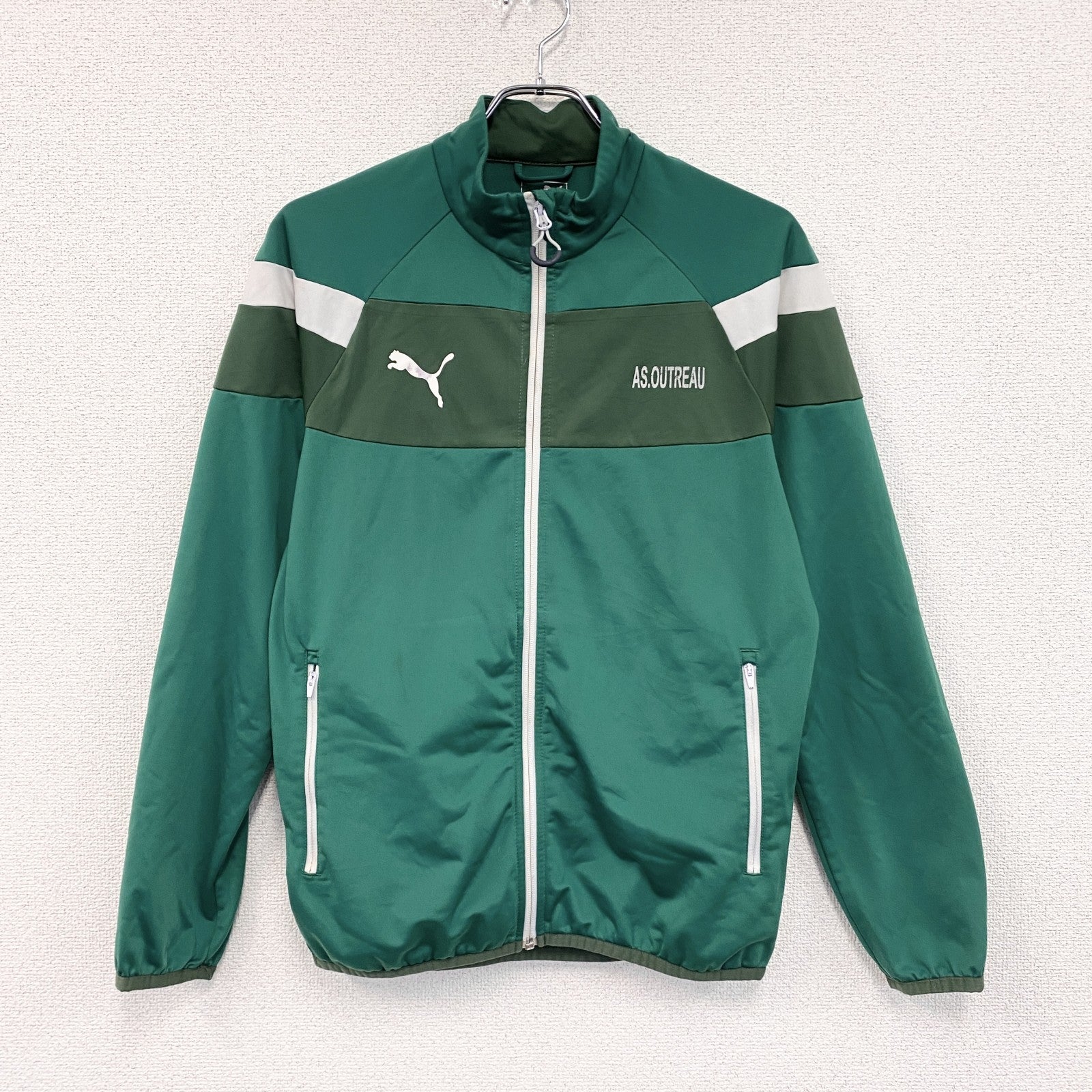 PUMA　プーマ　トラックジャケット/ジャージ　緑　グリーン　Sサイズ