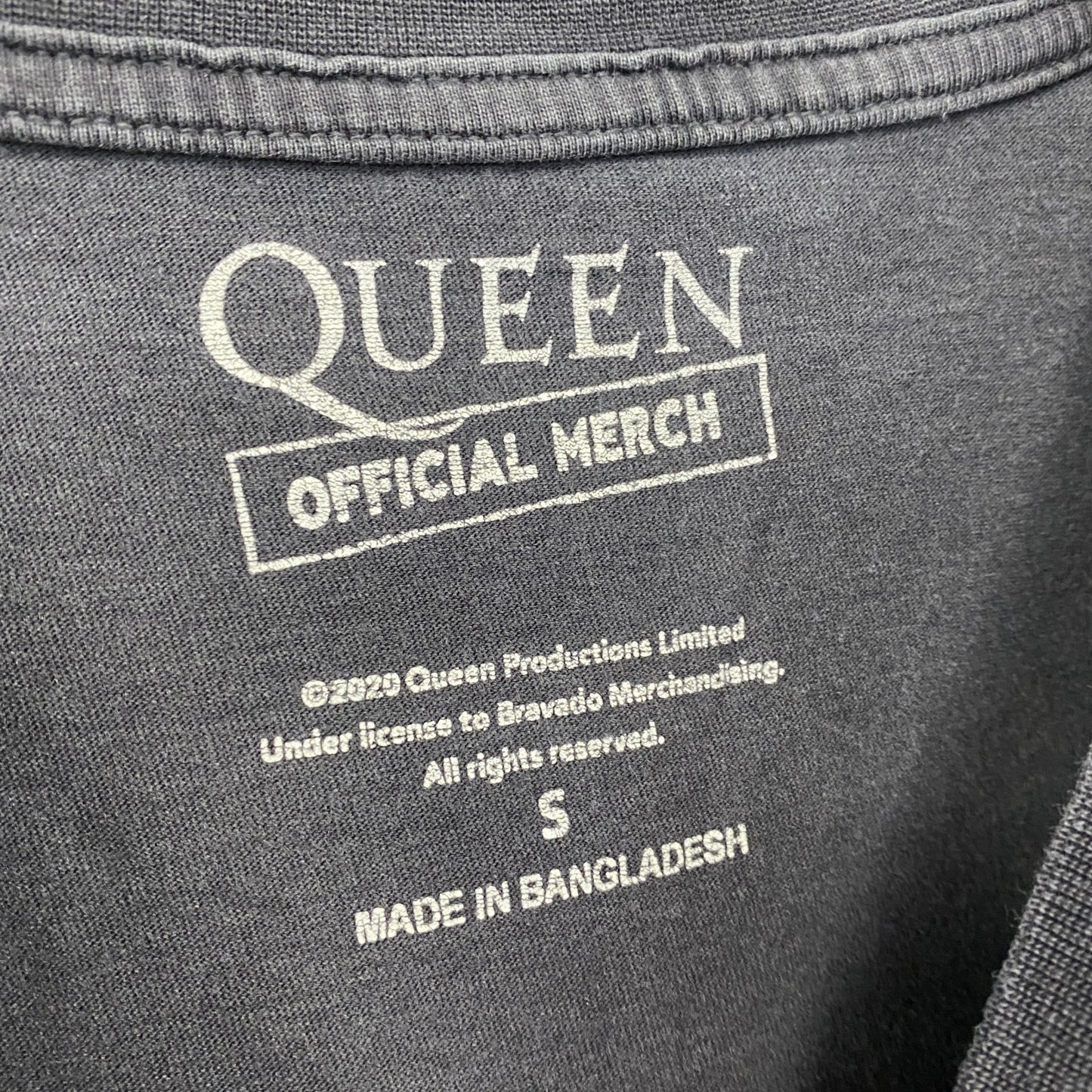 QUEEN　クイーン　半袖プリントTシャツ　黒　ブラック　Sサイズ