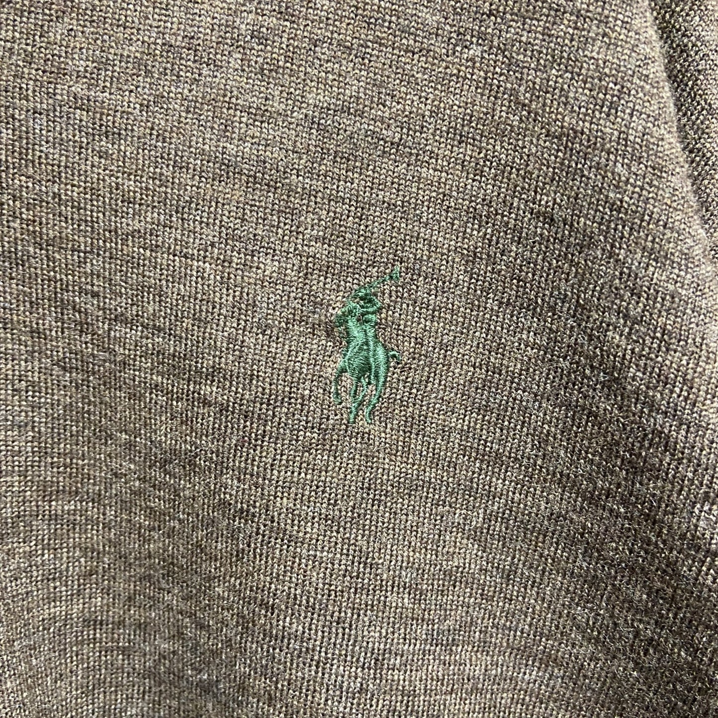 古着 used　Polo Ralph Lauren　ポロラルフローレン　長袖メリノウールニット　セーター　ロゴ刺繍　XLサイズ