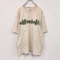SPEEDO　スピード　半袖両面プリントTシャツ　ベージュ　XLサイズ