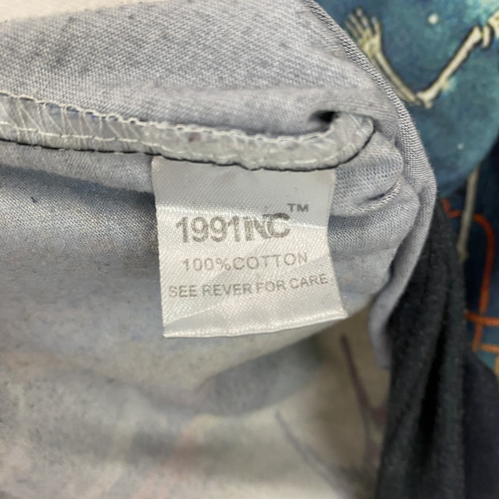 1991NC　パイレーツオブカリビアン　ジョニー・デップ　半袖プリントTシャツ　マルチカラー　Mサイズ