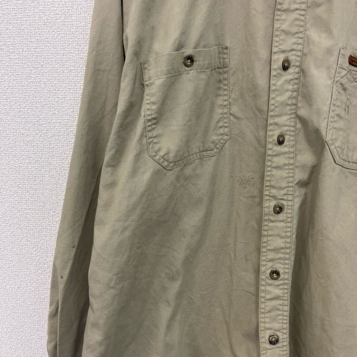 Carhartt　カーハート　長袖ワークシャツ　ベージュ　2XLサイズ