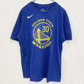 古着 used　NIKE ナイキ　半袖オフィシャルプリントTシャツ　ステフィン・カリー　ウォリアーズ　NBA　青　Mサイズ