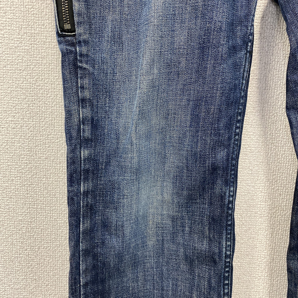 Levi's　リーバイス　511　デニムパンツ/ダメージジーンズ　ジップフライ　インディゴ　W34サイズ