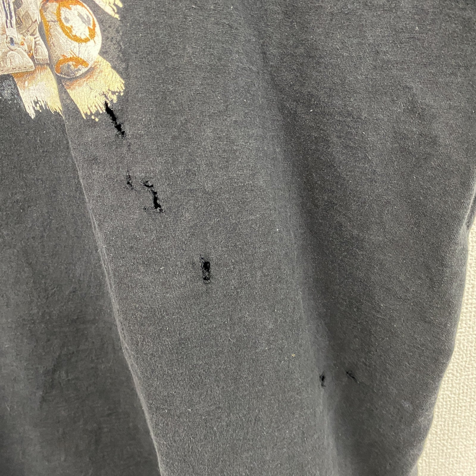 FRUIT OF THE LOOM　フルーツオブザルーム　半袖プリントTシャツ　パロディT　ブラック　3XLサイズ