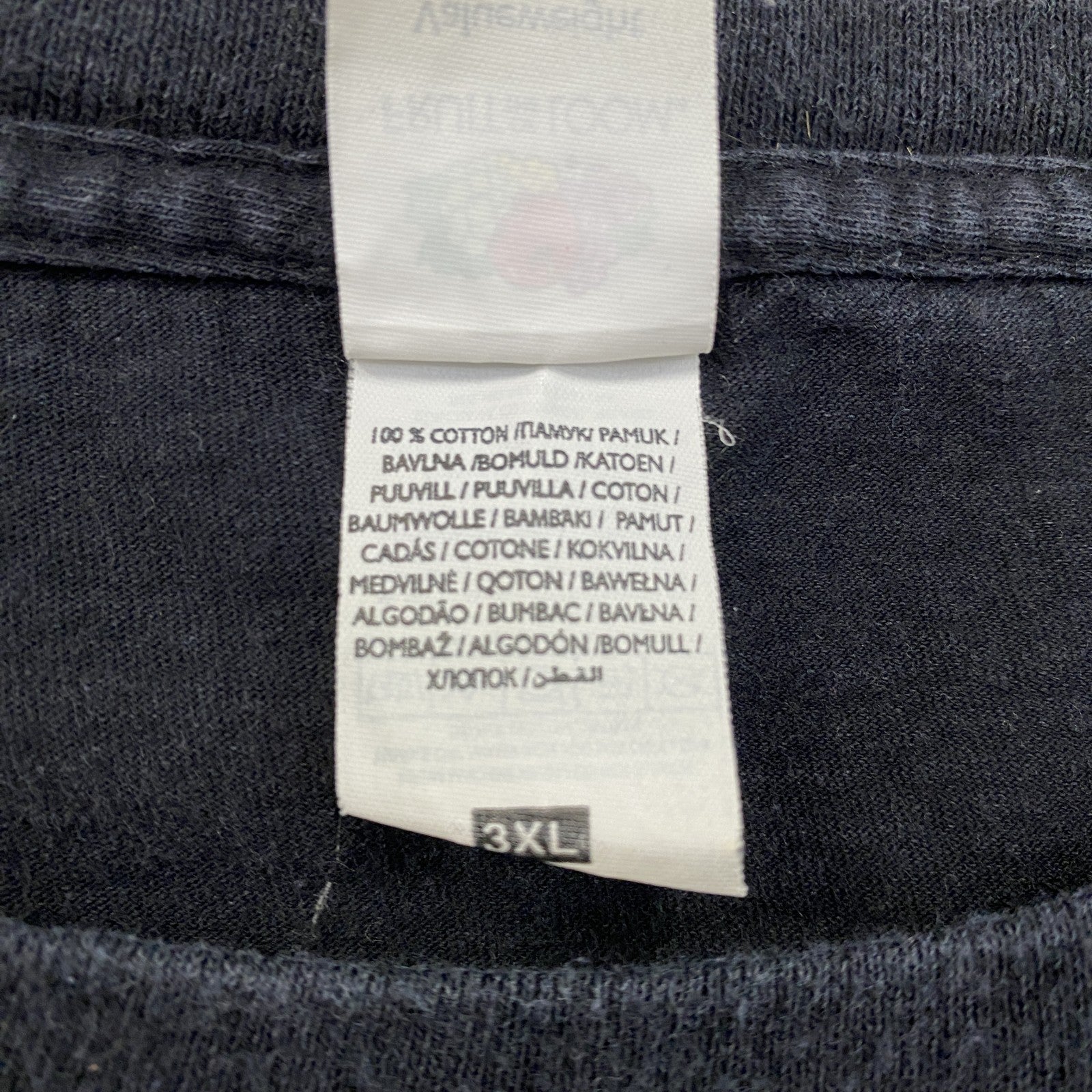 FRUIT OF THE LOOM　フルーツオブザルーム　半袖プリントTシャツ　パロディT　ブラック　3XLサイズ