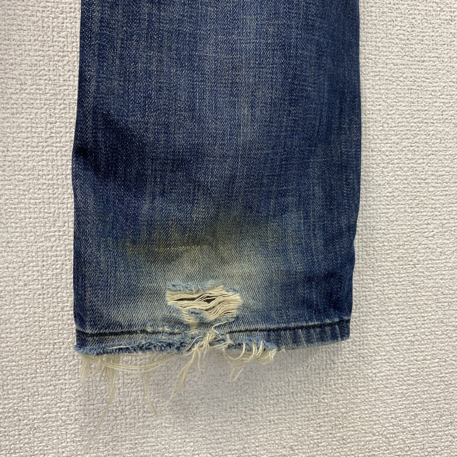 Levi's　リーバイス　511　デニムパンツ/ダメージジーンズ　ジップフライ　インディゴ　W34サイズ