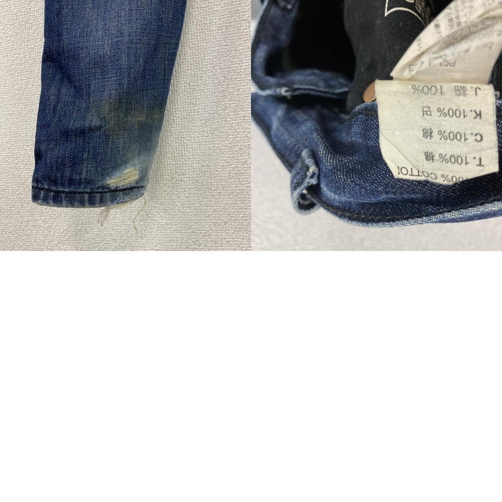 Levi's　リーバイス　511　デニムパンツ/ダメージジーンズ　ジップフライ　インディゴ　W34サイズ