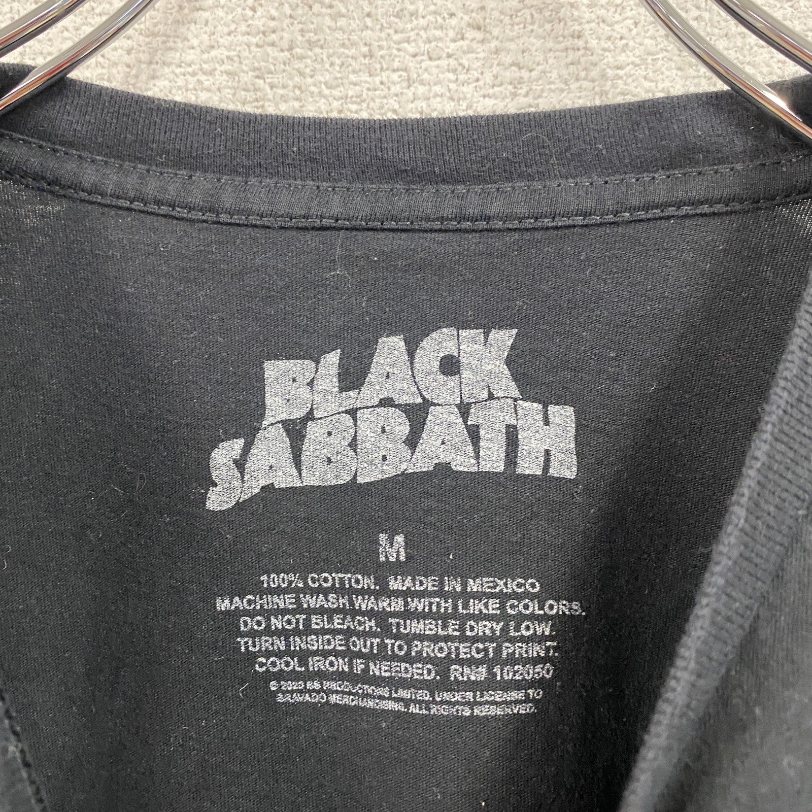 BLACK SABBATH　ブラックサバス　半袖プリントバンドTシャツ　黒　ブラック　Mサイズ
