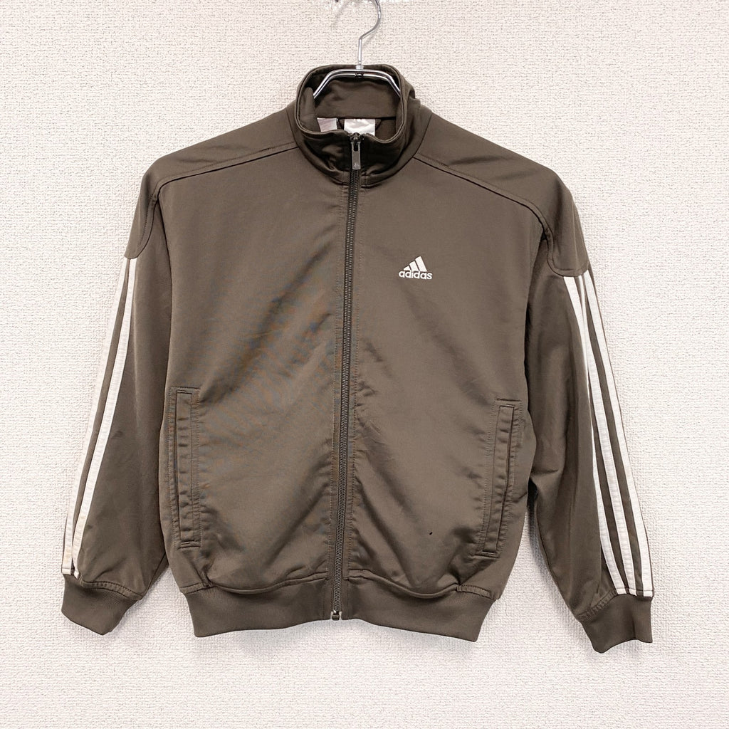 adidas　アディダス　トラックジャケット/ジャージ　茶　ブラウン　Sサイズ